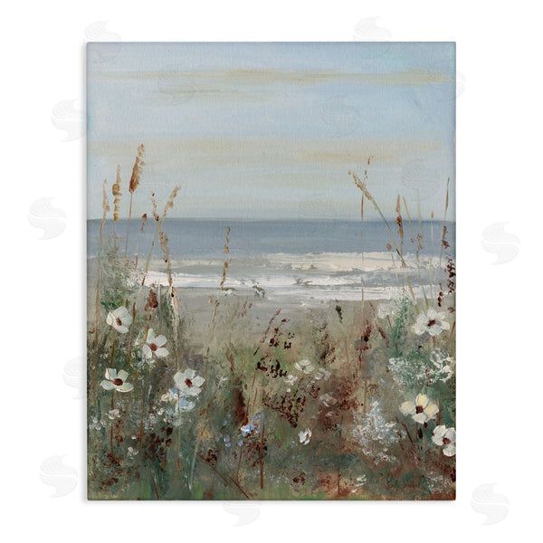 stupell industries Sally Swatland | Wildflower Coastline Scene