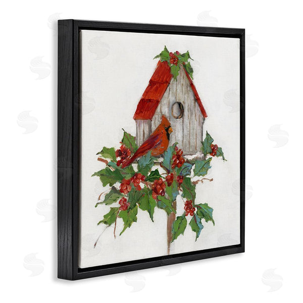 Stupell Industries Sally Swatland | Winter Plants & Birdhouse