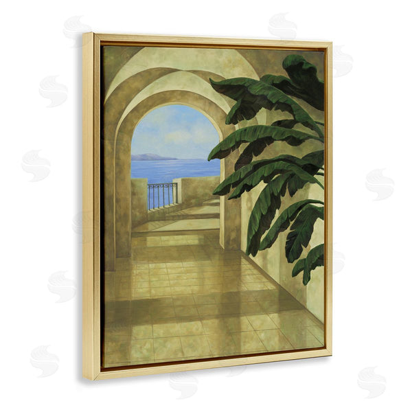Stupell Industries Samuel Blanco | Coastal Villa Palm