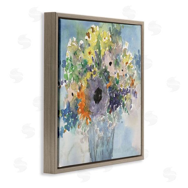 Stupell Industries Samuel Dixon | Blue Bouquet Watercolor