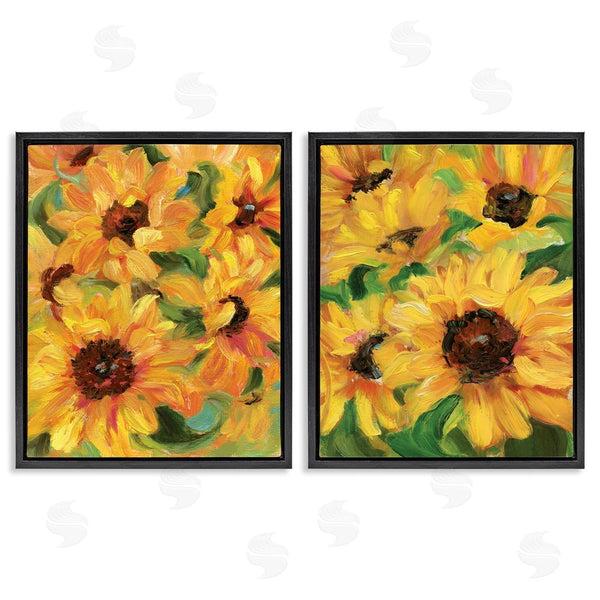 Stupell Industries Sandra Iafrate | Abstract Large Sunflower Blooms Wall Art