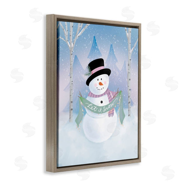 Stupell Industries Sandra Picco | Let It Snow Soft Snowman