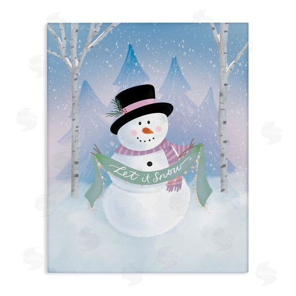 stupell industries Sandra Picco | Let It Snow Soft Snowman