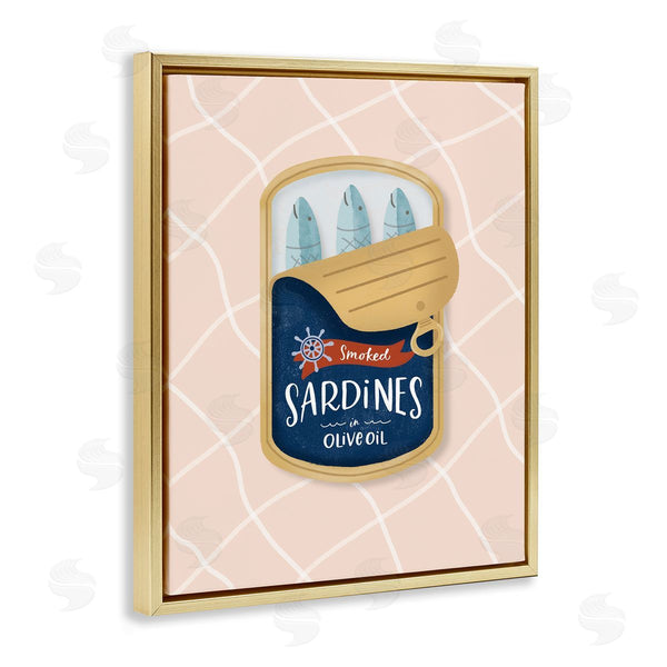 Stupell Industries Sandra Picco | Nautical Sardines Tin