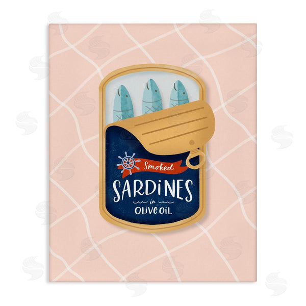 stupell industries Sandra Picco | Nautical Sardines Tin