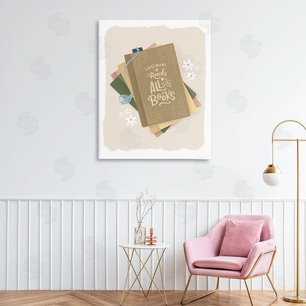 Stupell Industries Sandra Picco | Want To Read All The Books
