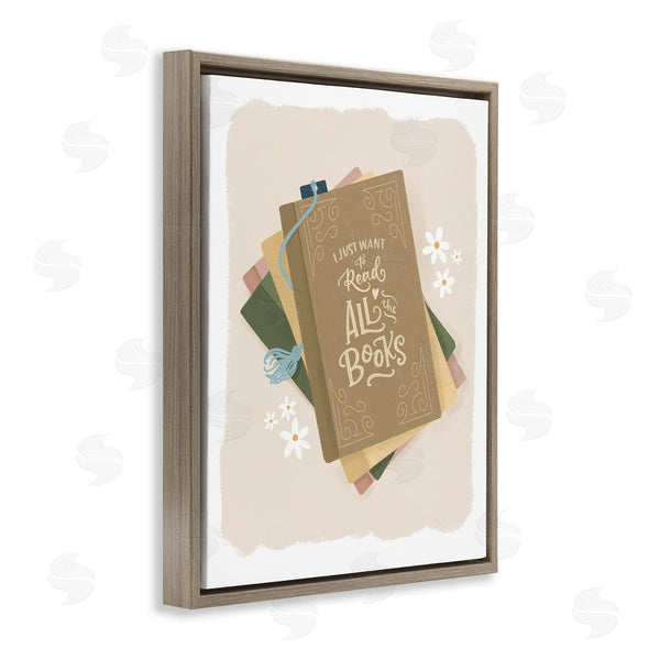 Stupell Industries Sandra Picco | Want To Read All The Books