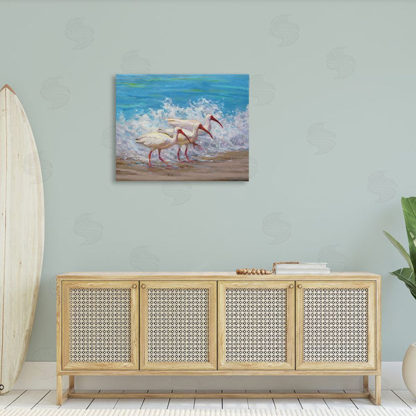 Stupell Industries Sandy Nelson | Splashing Sea Birds Wall Art