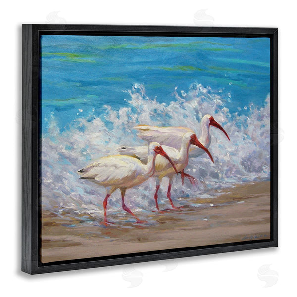 Stupell Industries Sandy Nelson | Splashing Sea Birds Wall Art