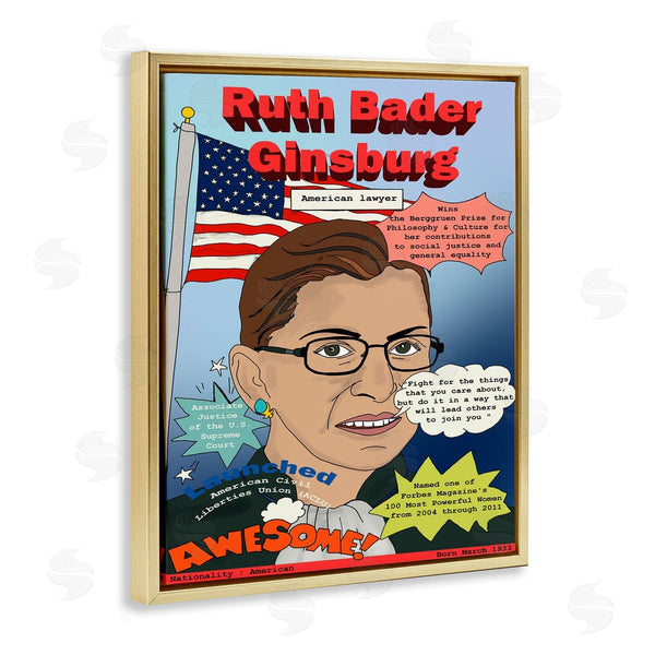 Stupell Industries Sangita Bachelet | Bader Ginsburg Magazine Illustration