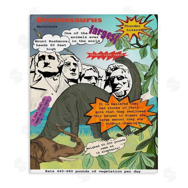 stupell industries Sangita Bachelet | Comic Book Brontosaurus Illustration