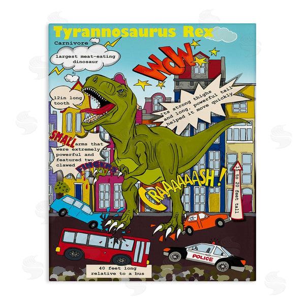 stupell industries Sangita Bachelet | Dinosaur Facts T-Rex Magazine