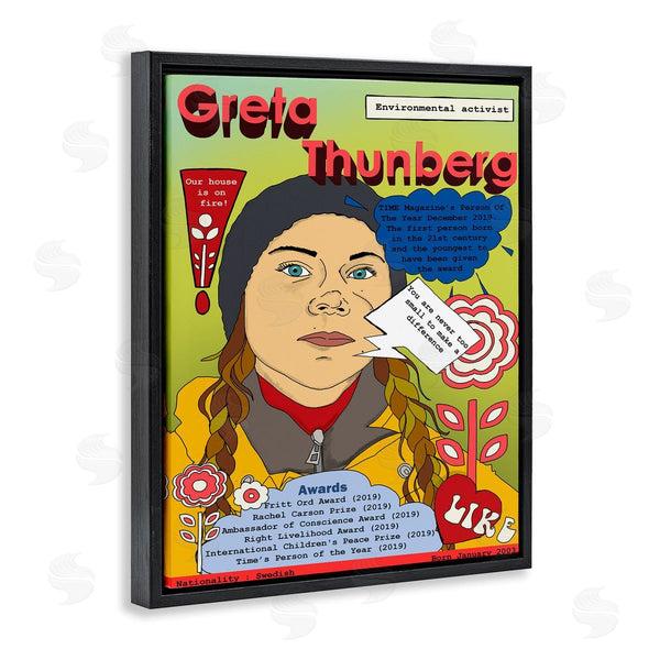 Stupell Industries Sangita Bachelet | Greta Thornburg Magazine Illustration