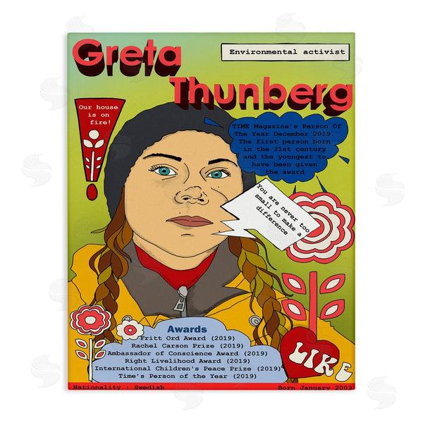 stupell industries Sangita Bachelet | Greta Thornburg Magazine Illustration