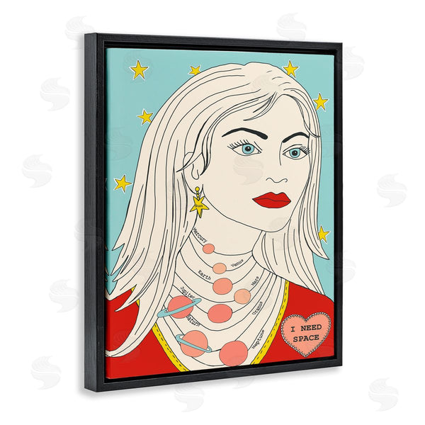 Stupell Industries Sangita Bachelet | I Need Space Female Portrait