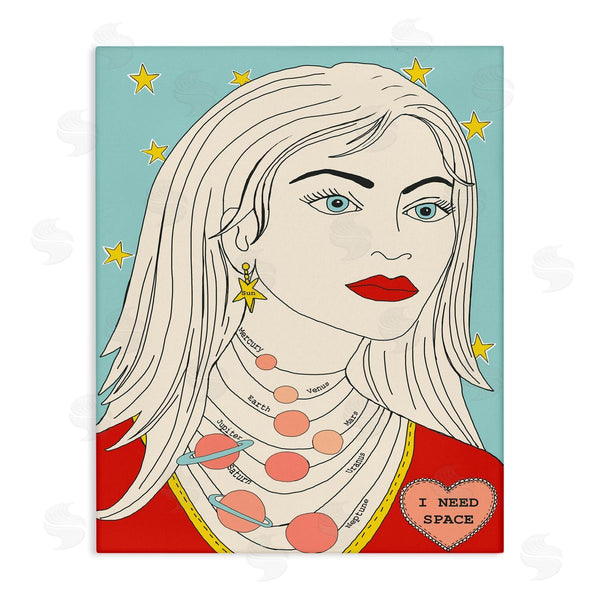 stupell industries Sangita Bachelet | I Need Space Female Portrait