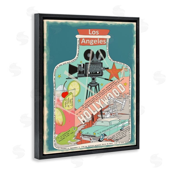 Stupell Industries Sangita Bachelet | Los Angeles California In Vintage Jar