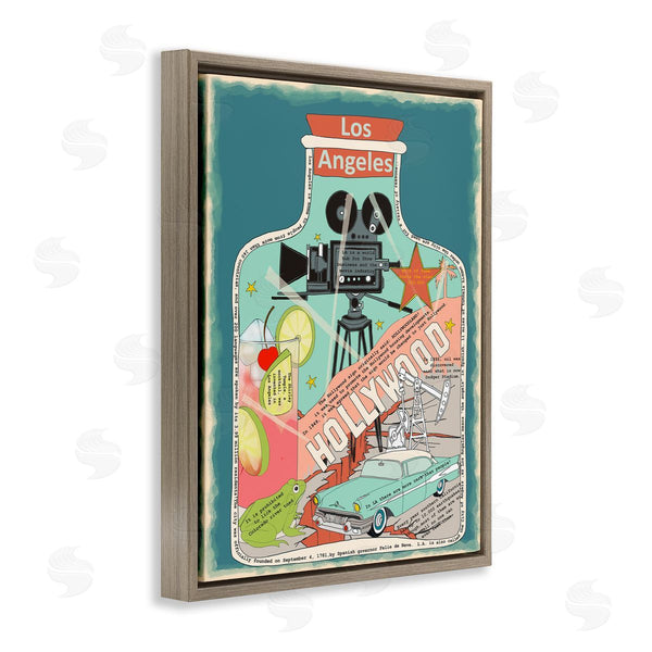 Stupell Industries Sangita Bachelet | Los Angeles California In Vintage Jar