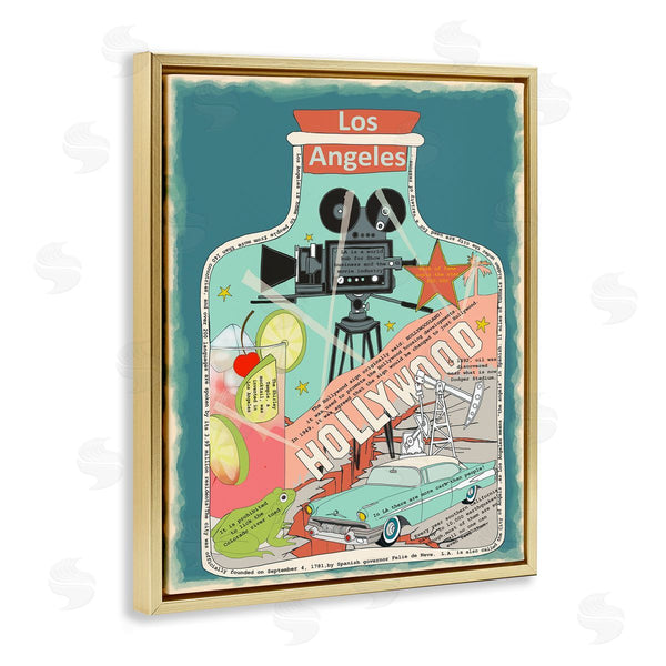 Stupell Industries Sangita Bachelet | Los Angeles California In Vintage Jar