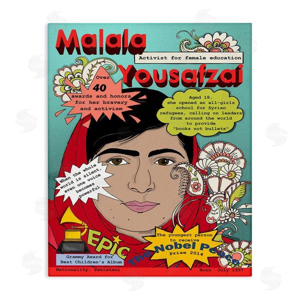 stupell industries Sangita Bachelet | Malala Yousafzai Magazine Illustration