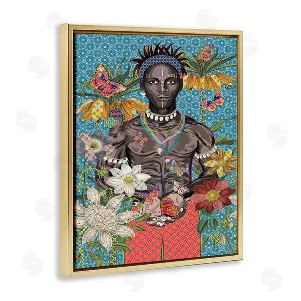 Stupell Industries Sangita Bachelet | Man Releasing Butterflies