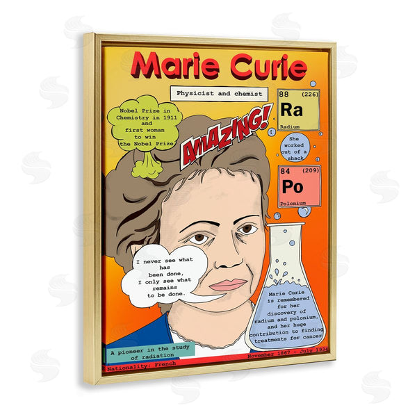 Stupell Industries Sangita Bachelet | Marie Curie Magazine Cover