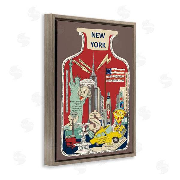 Stupell Industries Sangita Bachelet | New York City In Vintage Jar