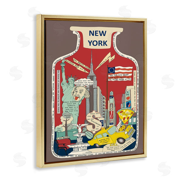 Stupell Industries Sangita Bachelet | New York City In Vintage Jar