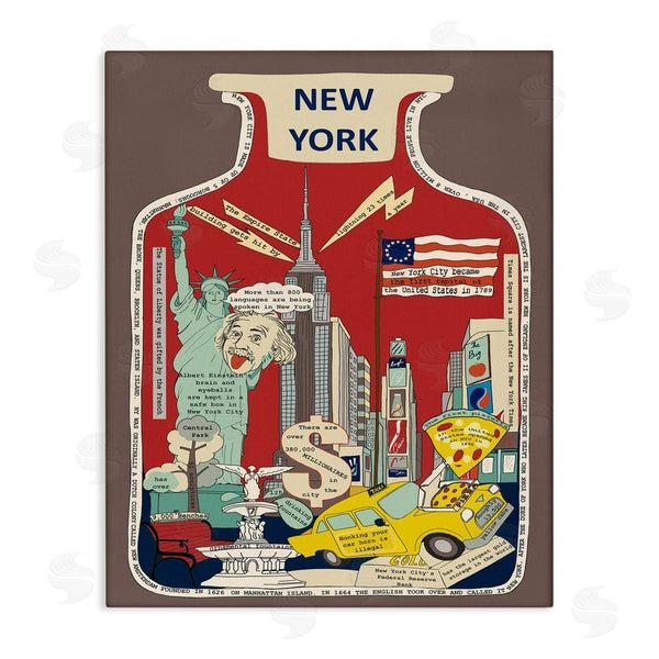 stupell industries Sangita Bachelet | New York City in Vintage Jar