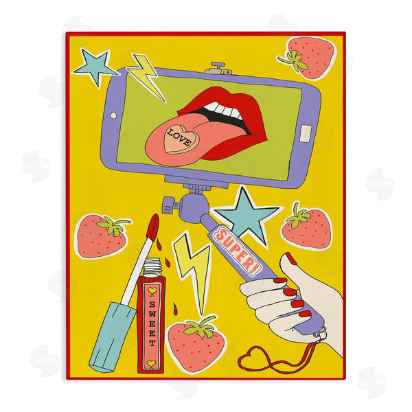 stupell industries Sangita Bachelet | Super Sweet Retro Selfie