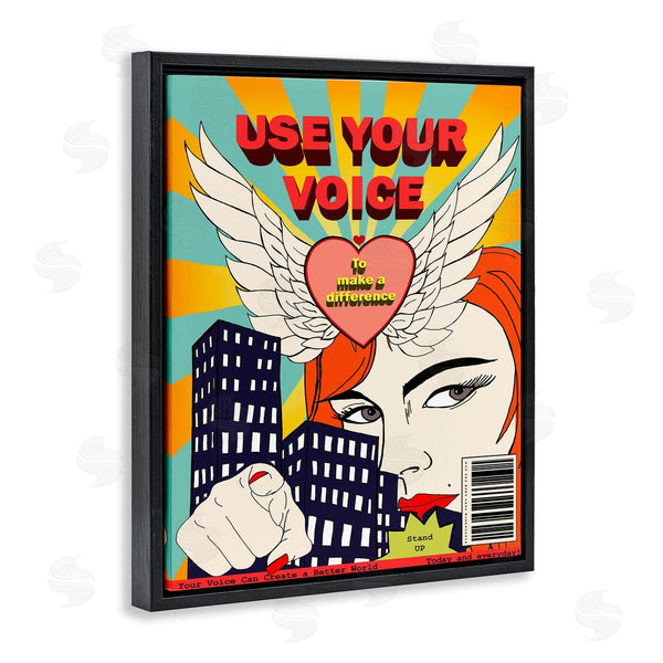 Stupell Industries Sangita Bachelet | Use Your Voice Pop Art