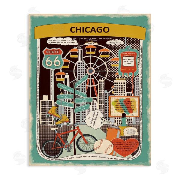 stupell industries Sangita Bachelet | Vintage Chicago Illinois Facts