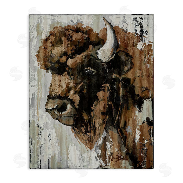 stupell industries Sara Baker | Abstract Bison Visage
