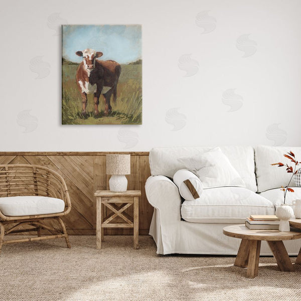 Stupell Industries Sara Baker | Cattle Vast Countryside Field Wall Art