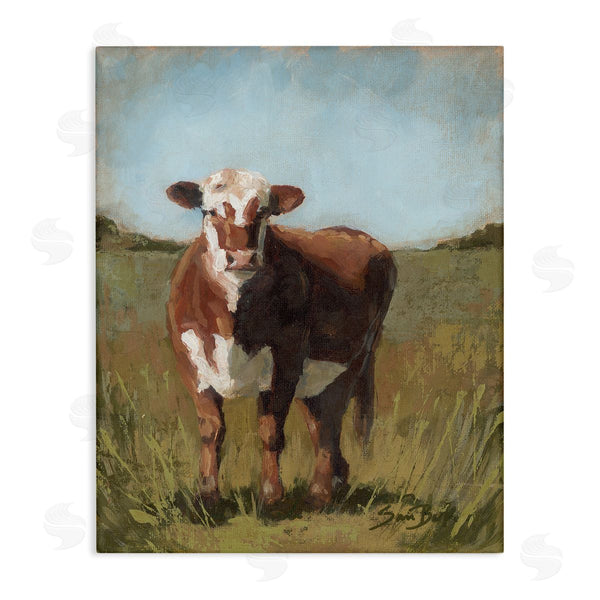 stupell industries Sara Baker | Cattle Vast Countryside Field Wall Art