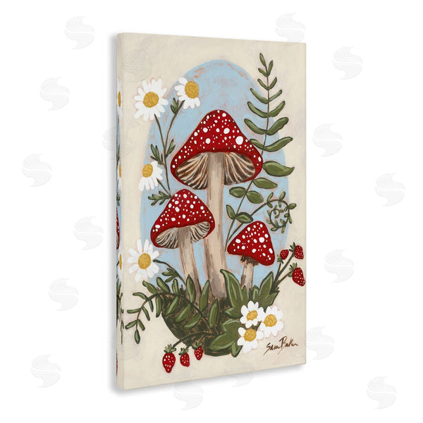 Stupell Industries Sara Baker | Cottage Mushrooms & Blooms