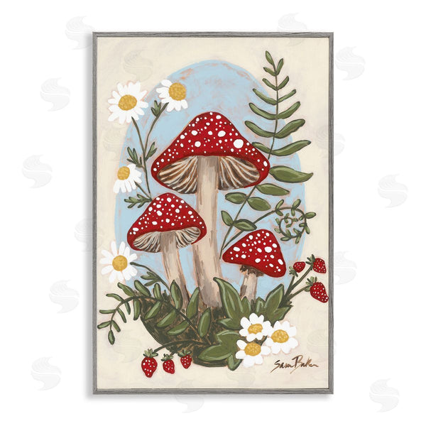 stupell industries Sara Baker | Cottage Mushrooms & Blooms