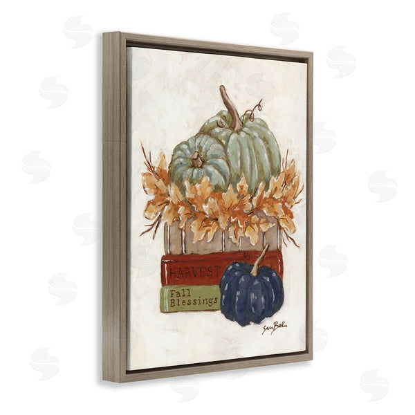 Stupell Industries Sara Baker | Fall Blessings Pumpkins Wall Art