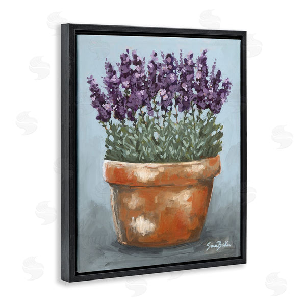 Stupell Industries Sara Baker | Potted Lavender Herbs