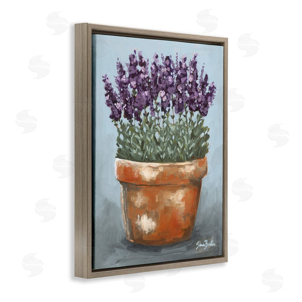 Stupell Industries Sara Baker | Potted Lavender Herbs