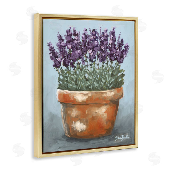 Stupell Industries Sara Baker | Potted Lavender Herbs
