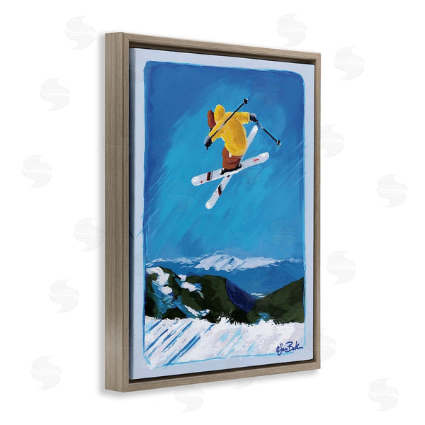 Stupell Industries Sara Baker | Winter Ski Jump Sports