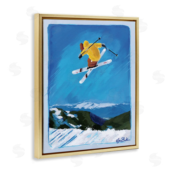 Stupell Industries Sara Baker | Winter Ski Jump Sports