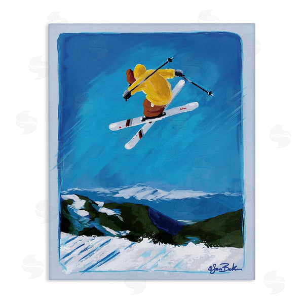 stupell industries Sara Baker | Winter Ski Jump Sports