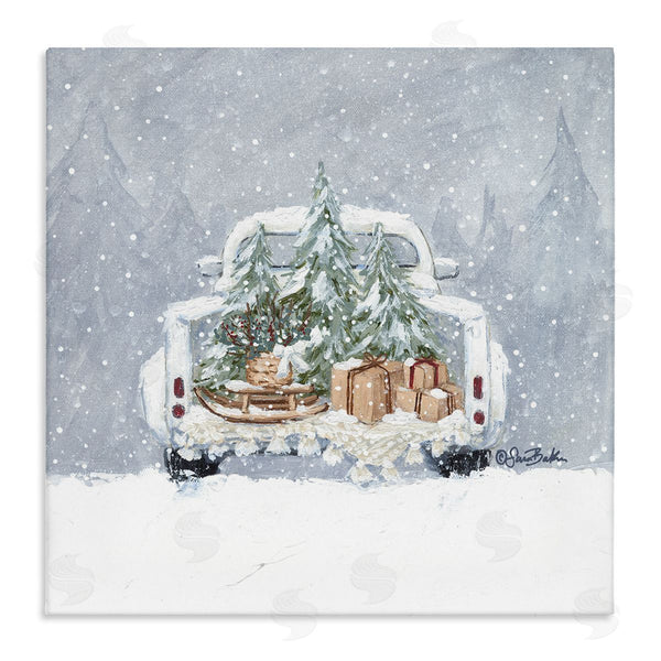 stupell industries Sara Baker | Winter Snow Holiday Gifts Wall Art
