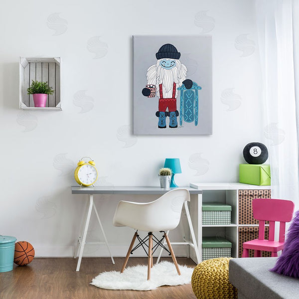 Stupell Industries Sara Baker | Winter Yeti With Cocoa Wall Art