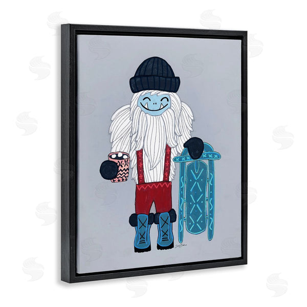 Stupell Industries Sara Baker | Winter Yeti With Cocoa Wall Art