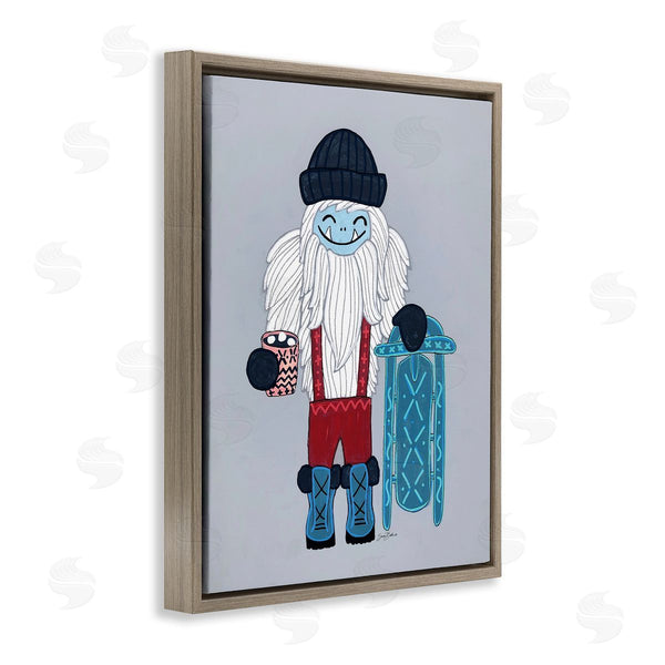 Stupell Industries Sara Baker | Winter Yeti With Cocoa Wall Art
