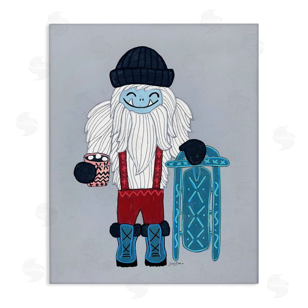 stupell industries Sara Baker | Winter Yeti with Cocoa Wall Art