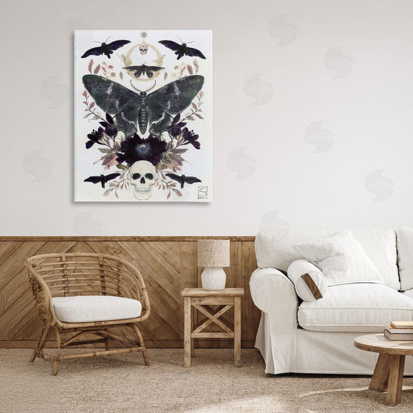 Stupell Industries Sara Culpepper | Gothic Symmetrical Moth Tarot Wall Art